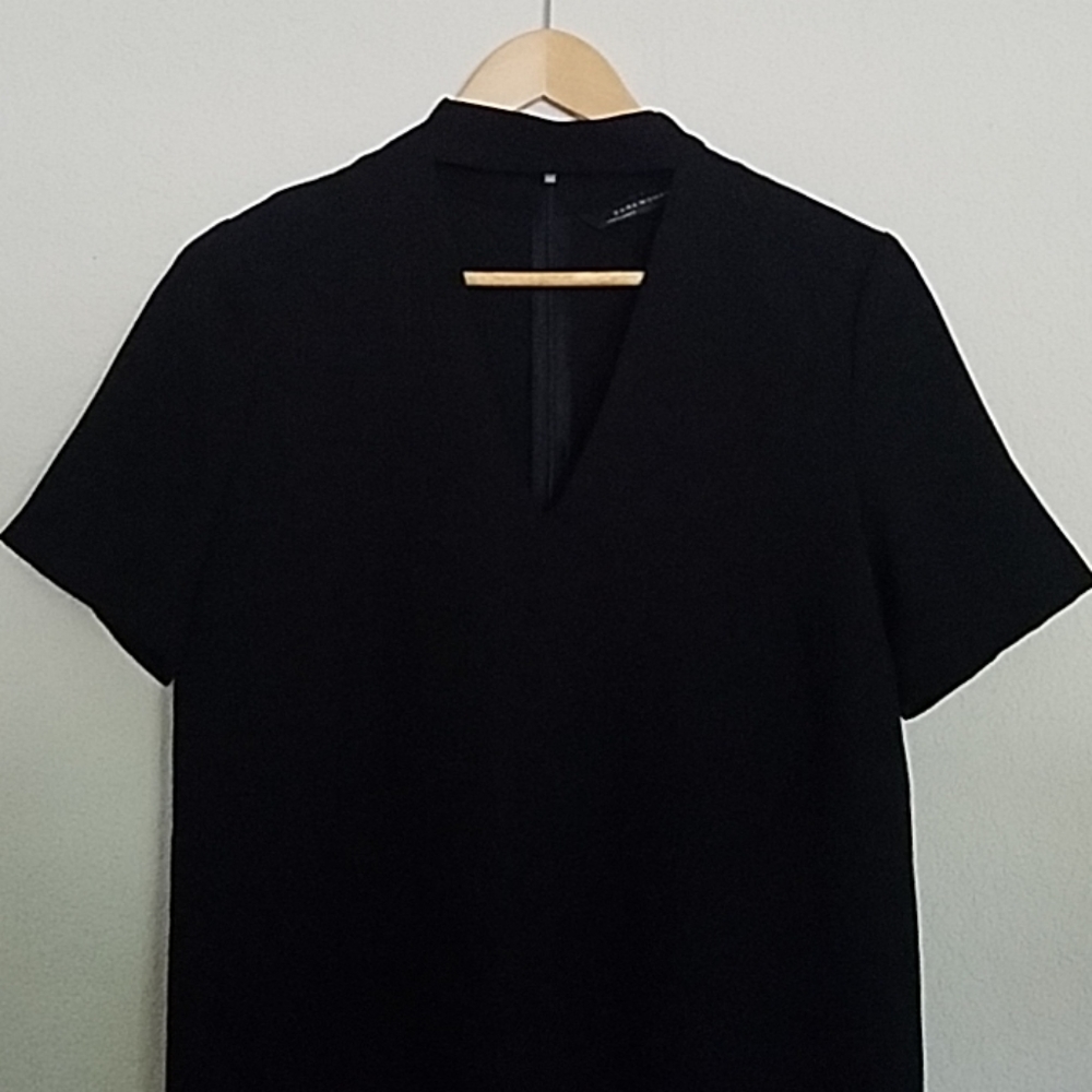 Zara black dress with choker M